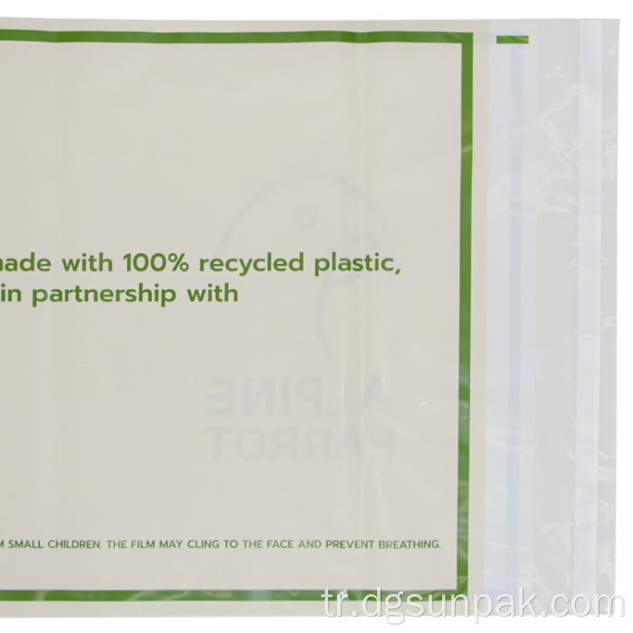 Zarflar Giysiler Gönderen Posta Geri Dönüştürülebilir Posta Çantaları